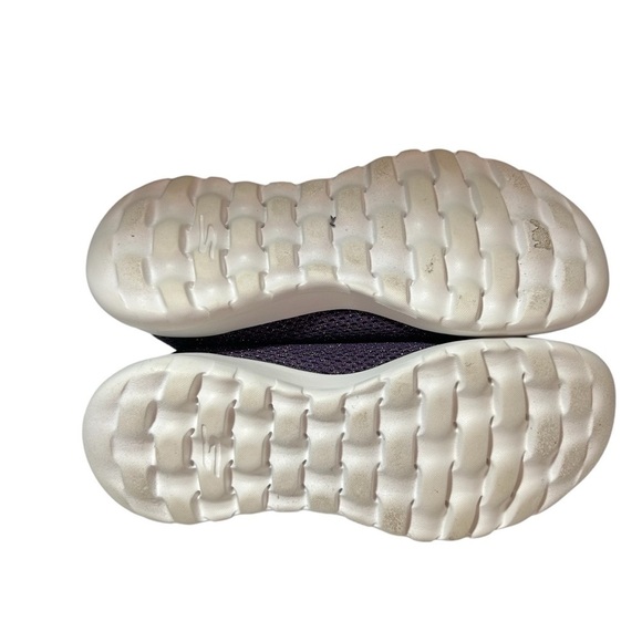 Skechers Air Cooled Goga Mat Ladies Shoes - Size 6 US - Purple God Flec -EUC - Picture 6 of 7